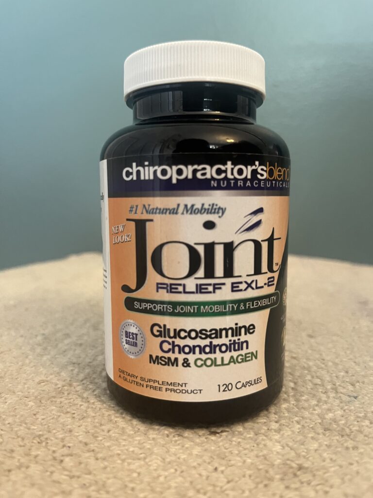 Joint Relief EXL-2 Supplement Front of Bottle 